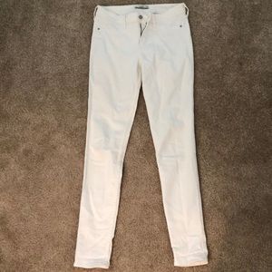 Abercrombie white jeans